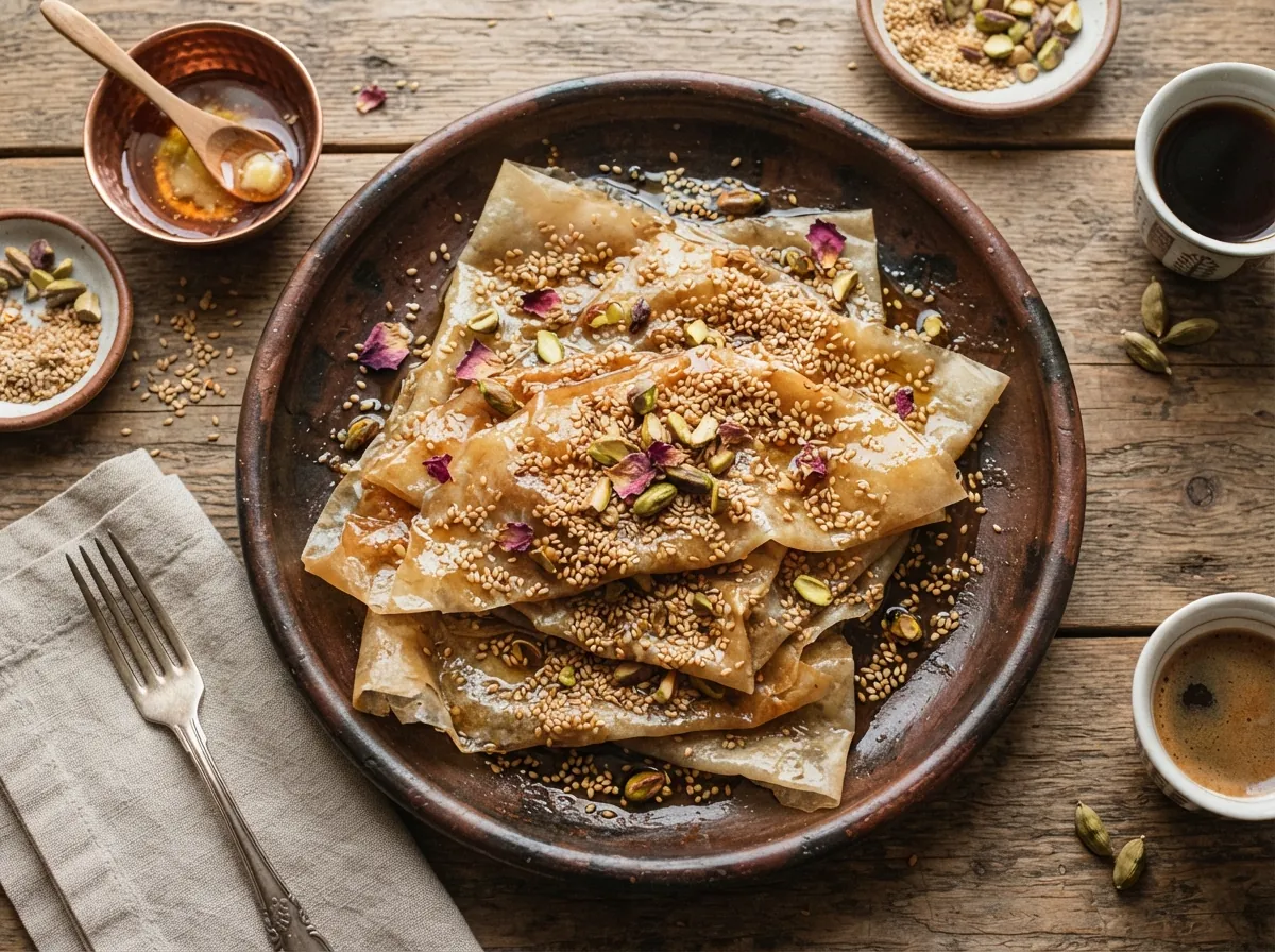 لزاقيات أردنية بالعسل والسمن البلدي